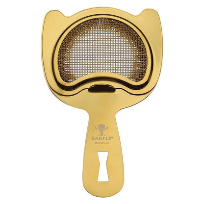 Barfly Fine Mesh Spring Strainer, Black