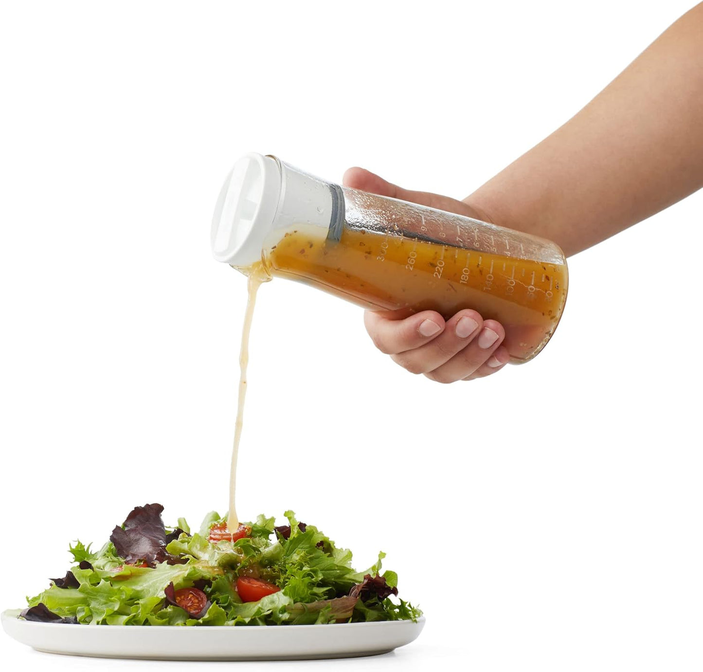 Chef'n 104-759-258 Emulstir Salad Dressing Mixer, One Size, Plastic, Arugula/Meringue