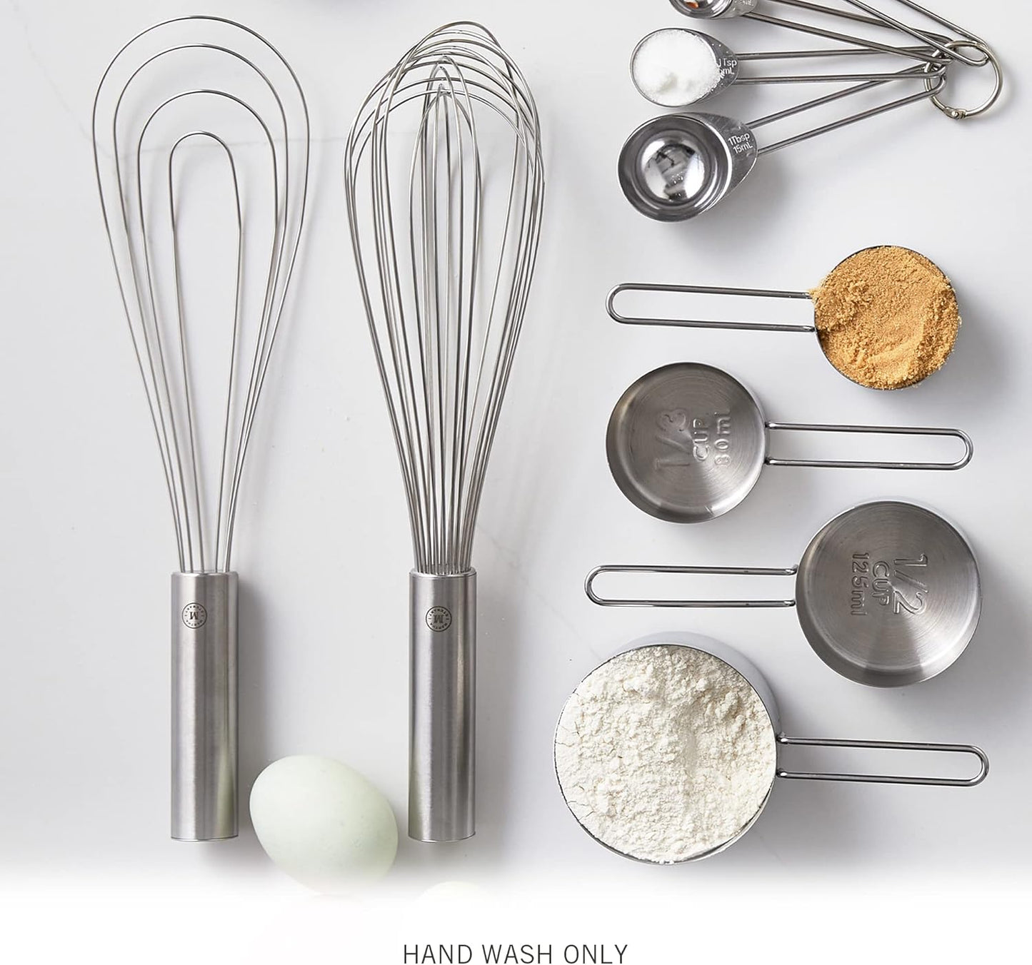 Martha Stewart Richburn 2pc 12" Stainless Steel Balloon & Flat Whisk - Satin Finish