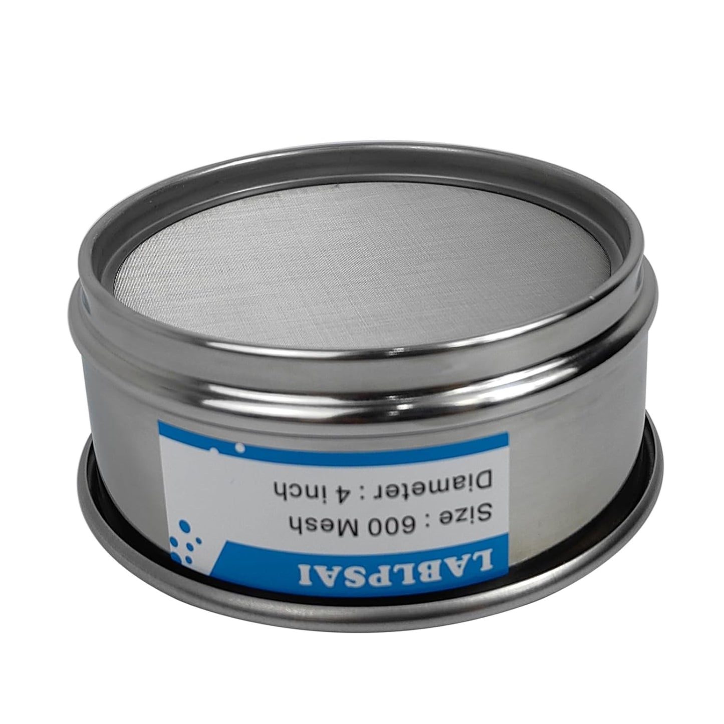 325 Mesh Lab Sieves 4" Diameter 304 Stainless Steel Wire Cloth Test Sieve for Industrial Laboratory Home