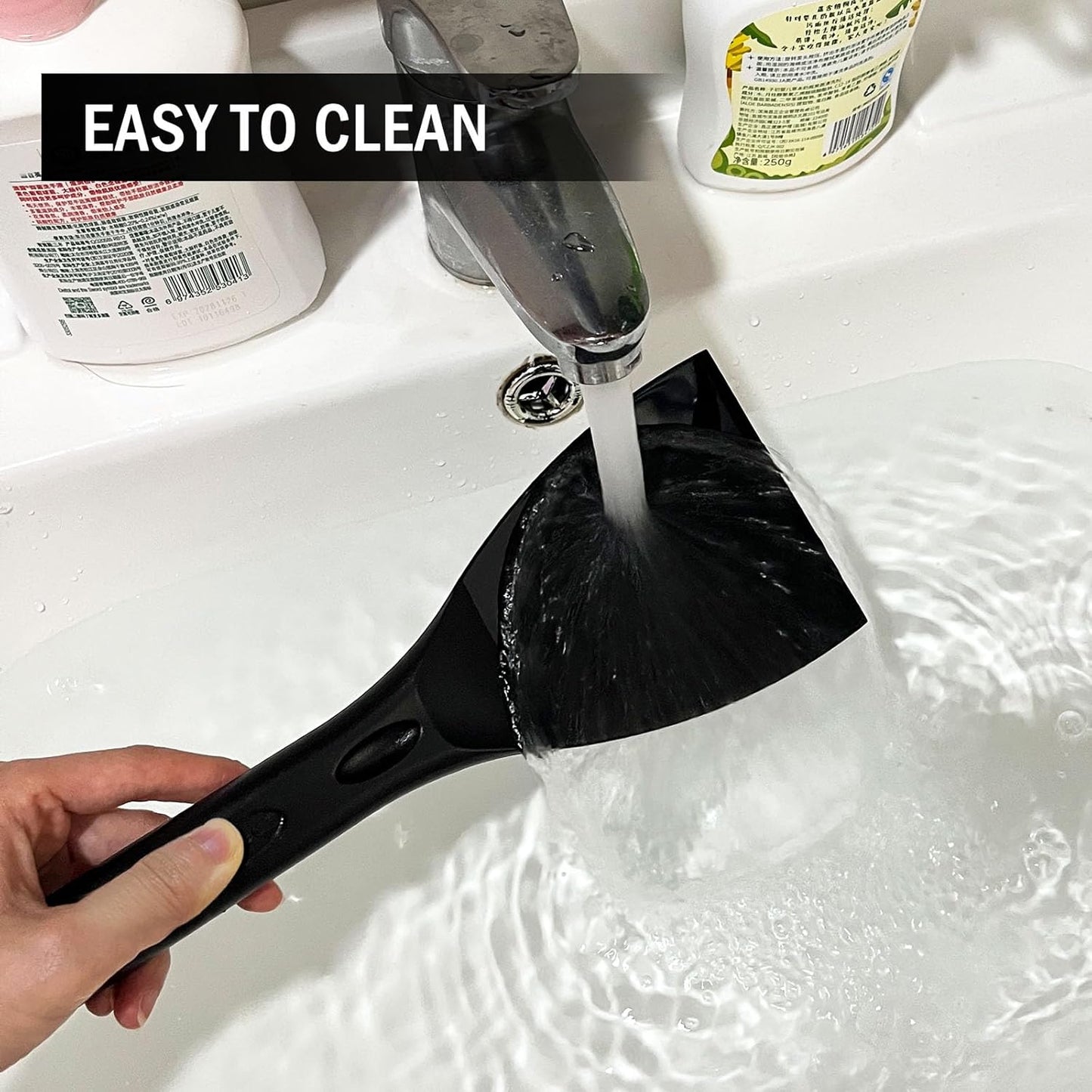 LRui Kitchen Professional Pizza Dough Scraper dough spatula,plastic flexible strip handle dough scraper.