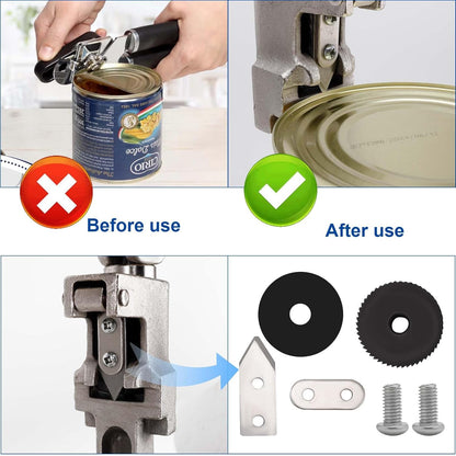 Commercial Can Opener Heavy Duty - Yeipower Industrial Manual Can Opener Opens Up to 11" Tall Cans
