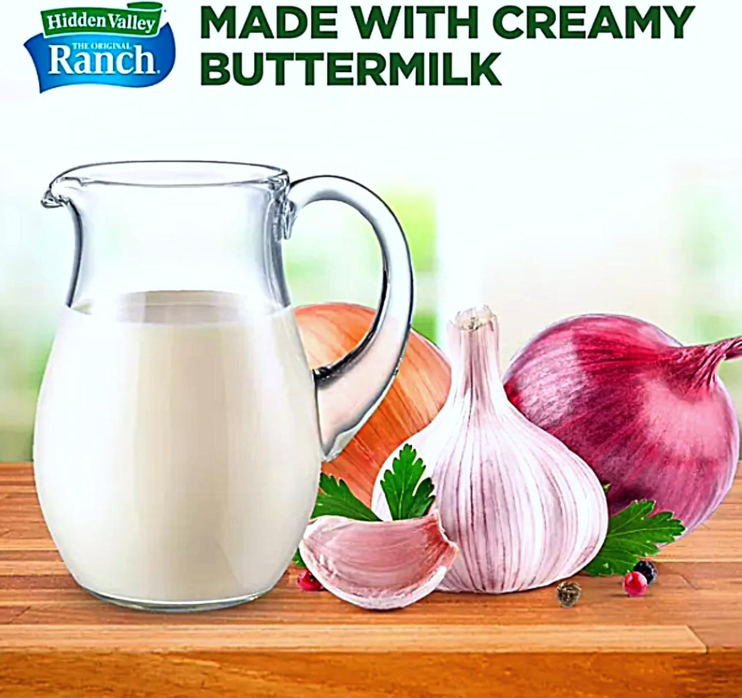 Ranch Seasoning Powder | Hidden Valley Original Ranch Salad Dressing, Seasoning Mix and Dip | Creamy Buttermilk | 16 Fl oz Shaker | Every Order is Elegantly Packaged in a Signature BETRULIGHT Branded Box!