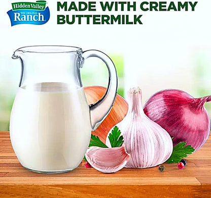 Ranch Seasoning Powder | Hidden Valley Original Ranch Salad Dressing, Seasoning Mix and Dip | Creamy Buttermilk | 16 Fl oz Shaker | Every Order is Elegantly Packaged in a Signature BETRULIGHT Branded Box!