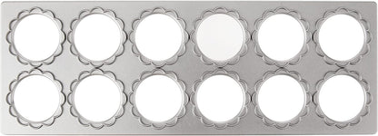 Fox Run 57670 Ravioli Cutter Stamps, Round & Square, Set of 2 , 2.75 x 4.75 x 5.75 inches