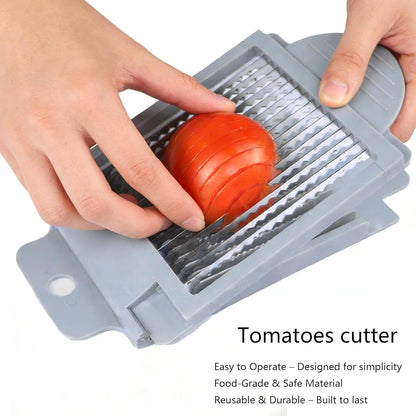 Tomato Slicer, Tomato Cutter Vegetable Slicer, Stainless Steel Blades for Home Use for Smooth Cutting, gadgets for home to make life easier