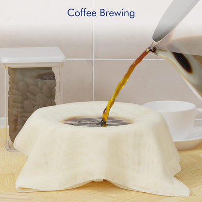8 PCS Reusable Cheesecloth, Grade 100, 20x20 Inch Hemmed Cheese Cloth for Straining Craft, 100% Cotton Unbleached Cloth Strainer for Cooking, Baking, Juicing, Cheese Making