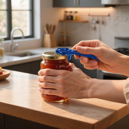 1 Pcs Readaeer Jar Opener for Weak Hand & Seniors with Arthritis (Blue)