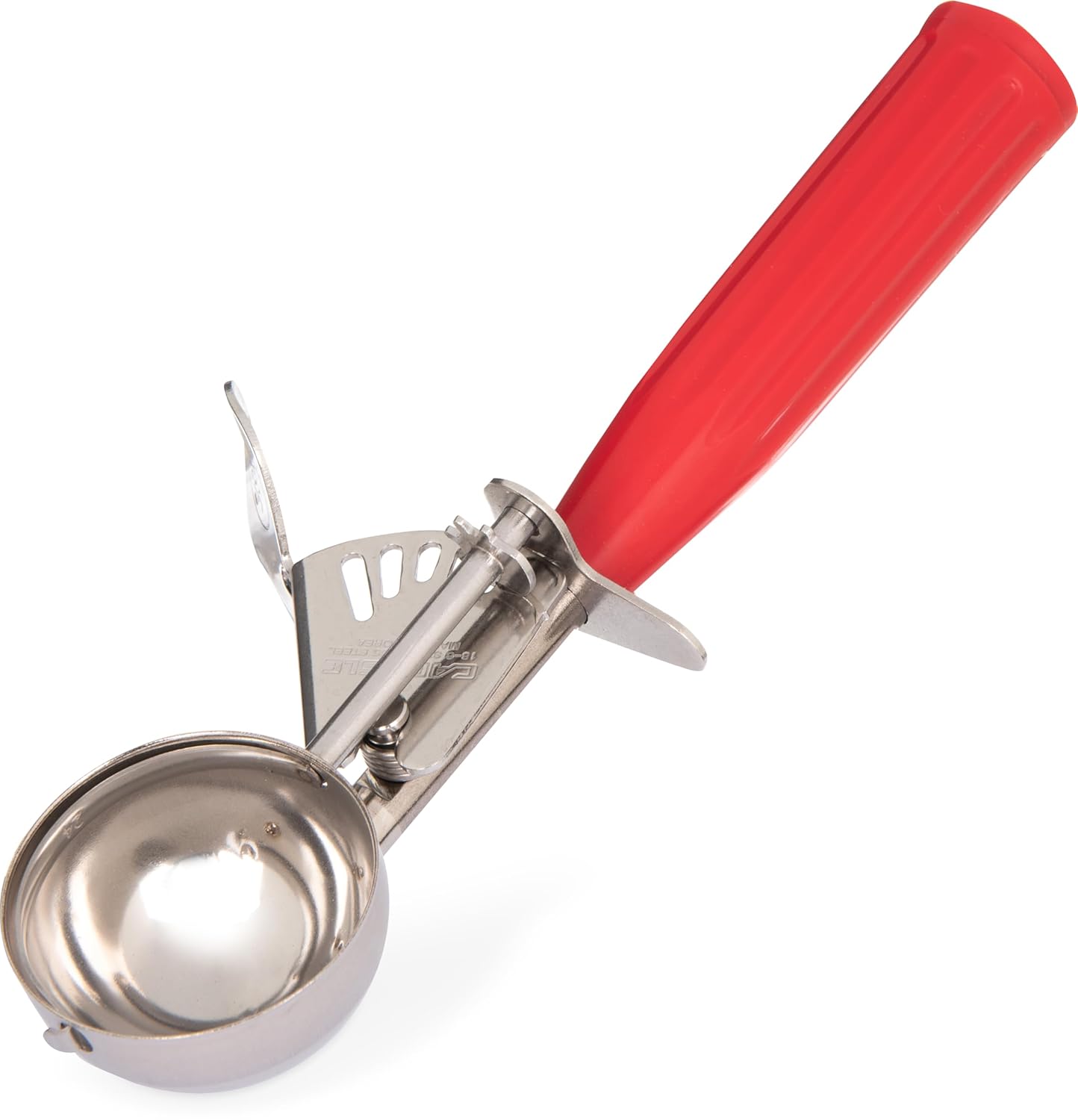 Carlisle FoodService Products 60300-30 Stainless Steel Portion Control Disher Scoop, 1.3 oz, Black, 1 Count