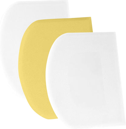 SURDOCA Dough Scraper Bench Scraper - 3P 4.7x3.7" Plastic Flexible Bowl Scraper, Sharp Edge & Angles Cake Scraper. Non-Slip Bakeware Decorating Tools Sculpting & Modeling Tools - Pure White - Colors A
