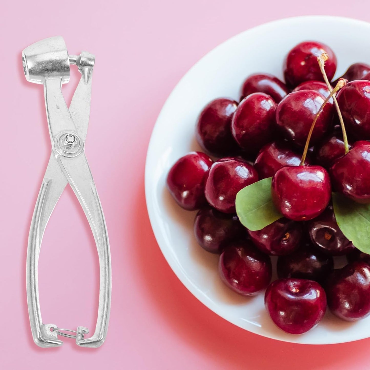 UPKOCH Professional Cherry Pitter Core Remover Metal Olive Corer Sturdy Kitchen Fruit Seed Remover Tool for Daily Use and Home Cooking