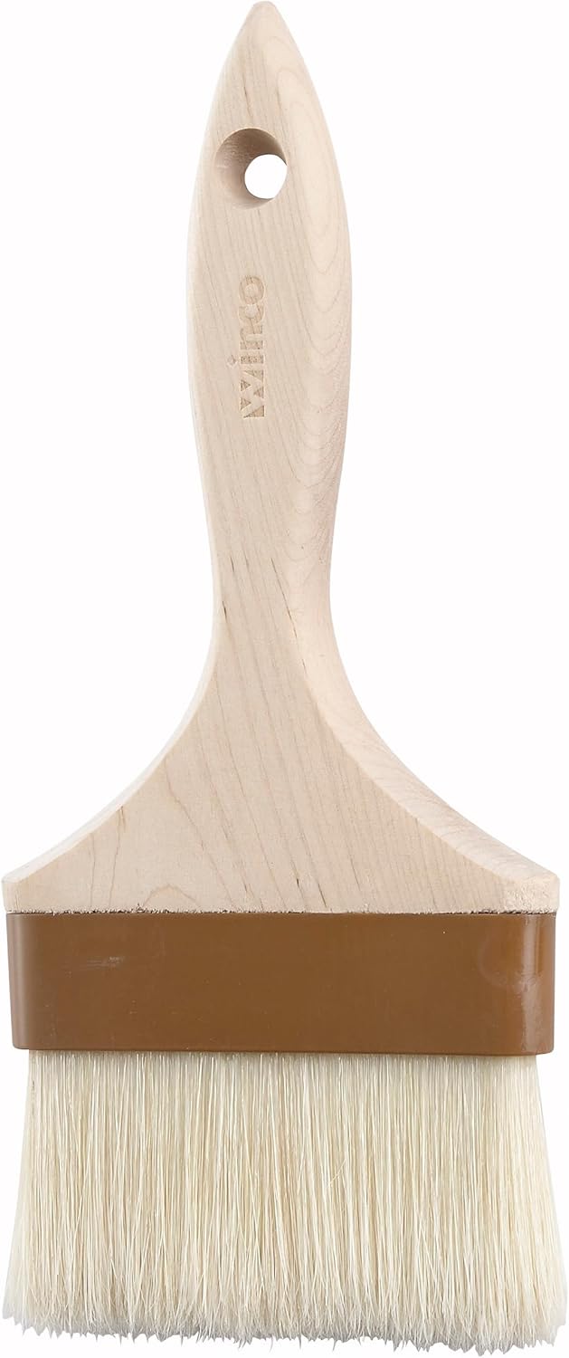 Winco Heavy-Duty Boar Bristle Basting Brush, 3"