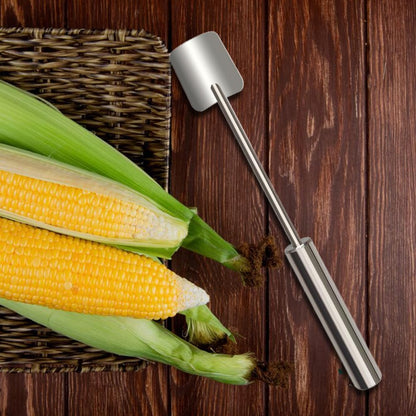 Corn Peeler for Corn on The Cob Stripper Tool, 2025 New Long Handle Stainless Steel Corn Stripper Tool, Quick Corn Kernel Remover Tools for Kitchen Use (1PC)