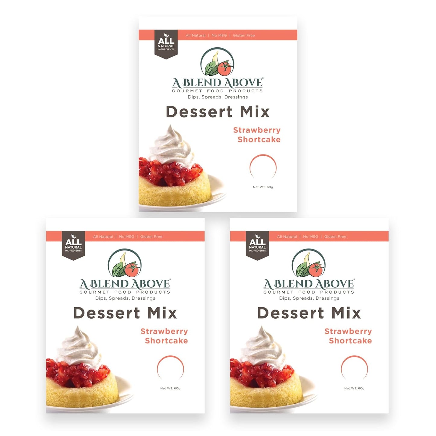A Blend Above Banana Cream No-Bake Dessert Mix, 3 Pack, No-Bake Cheesecake, Fruit Dip, Dessert Mix, Bagel Topping, Frosting, Cheesecake Filling, Quick and Easy to Make, Makes 16 Ounces, Cream Cheese,