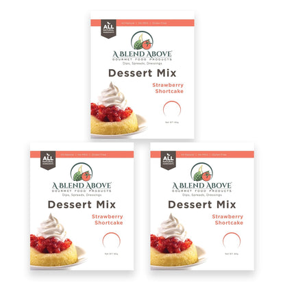 A Blend Above Banana Cream No-Bake Dessert Mix, 3 Pack, No-Bake Cheesecake, Fruit Dip, Dessert Mix, Bagel Topping, Frosting, Cheesecake Filling, Quick and Easy to Make, Makes 16 Ounces, Cream Cheese,