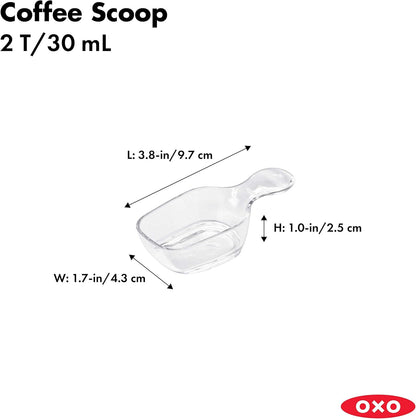 OXO Good Grips POP Container Coffee Scoop, Clear