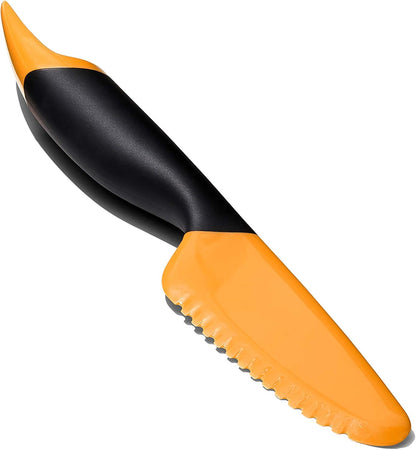 OXO Good Grips Mango Slicer with Scoop,Orange 1 x 1.5 x 7"