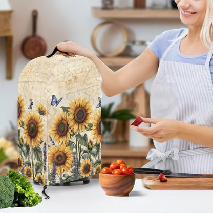 Coffee Pastry Blender Dust Cover with Drawstring Field Stand Mixer or Coffee Maker Cover Anti Fingerprint Polyester Appliance for Home Kitchen Decor