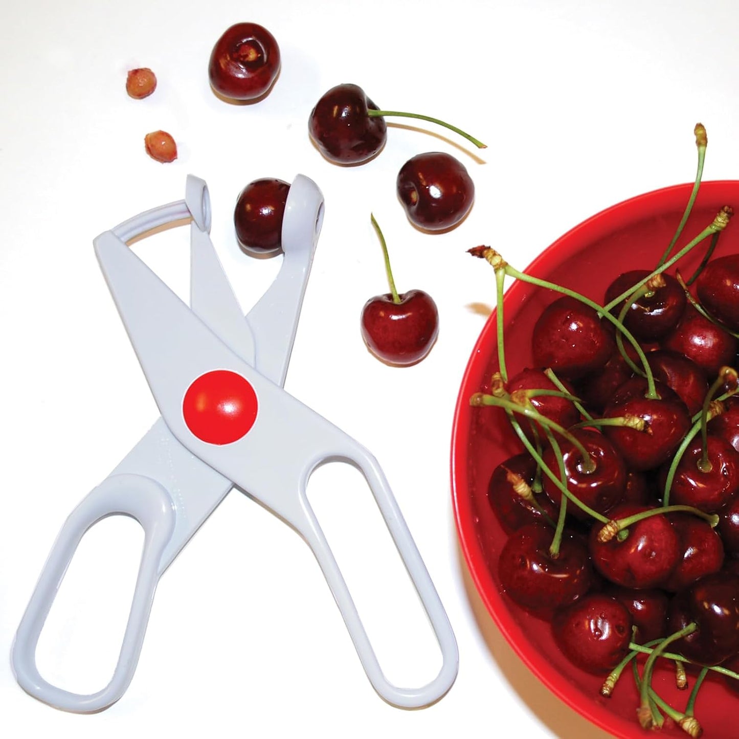 Norpro Deluxe Cherry and Olive Corer, 8in/20cm, White