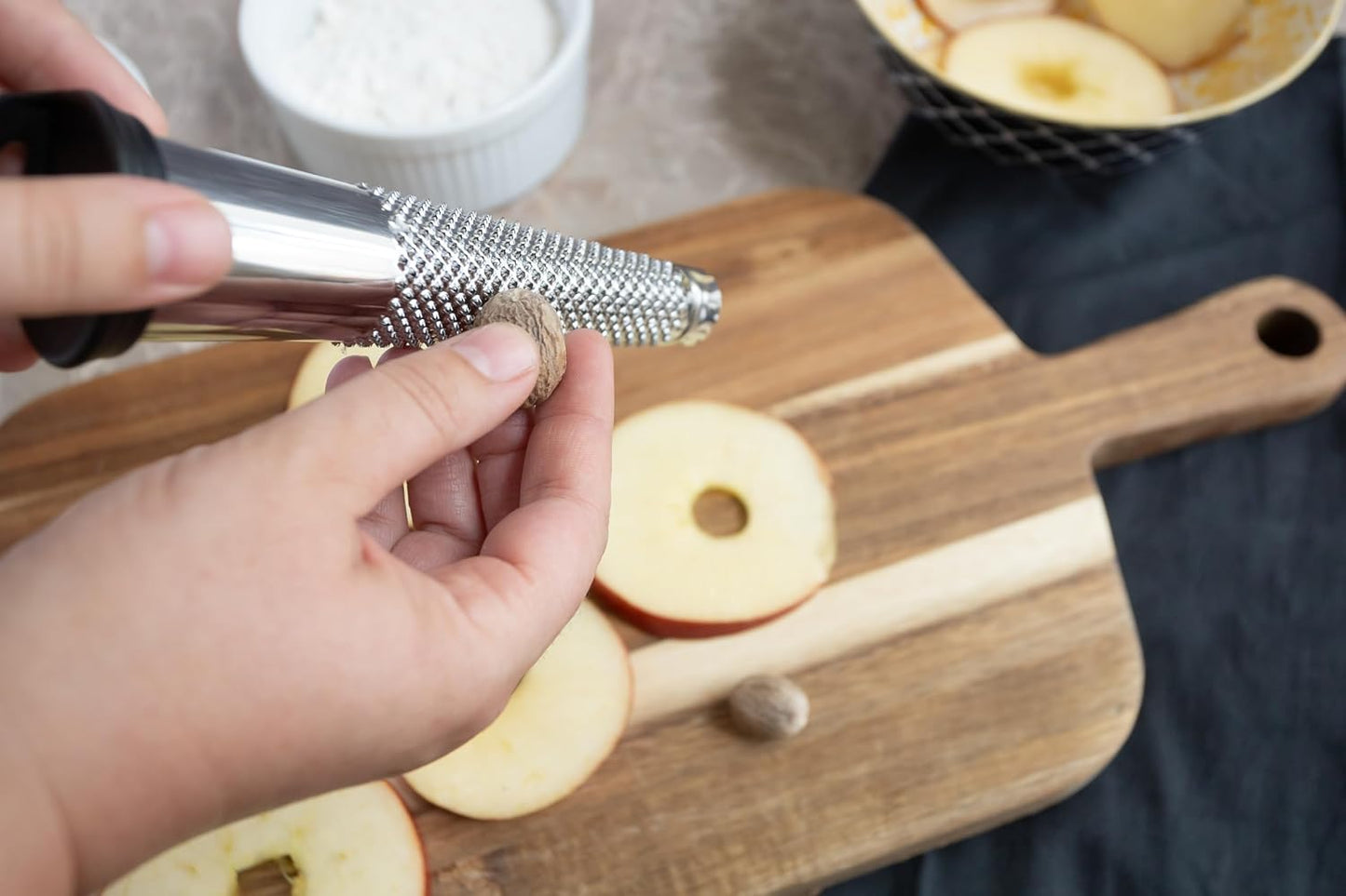 Fox Run Stainless Steel Cone Nutmeg Grater, 5.5" With Storage