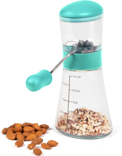 Prepworks by Progressive Nut Chopper with Non-Skid Base, Red