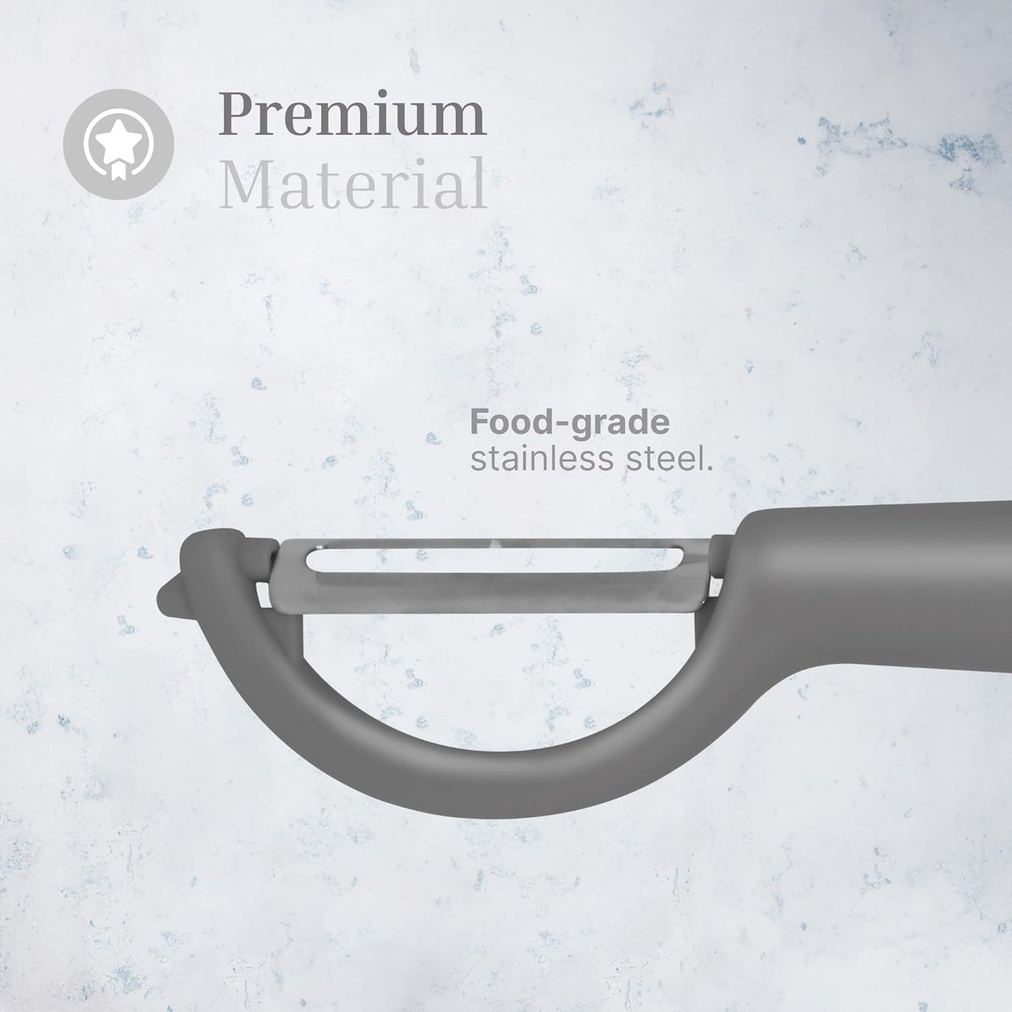Swivel Vegetable Peeler with Built-in Eye Remover – Stainless Steel Blade with Comfortable Handle, Fruit and Vegetable Slicer, Potato and Carrot Cutter – Kitchen Tools & Accessories – Blue