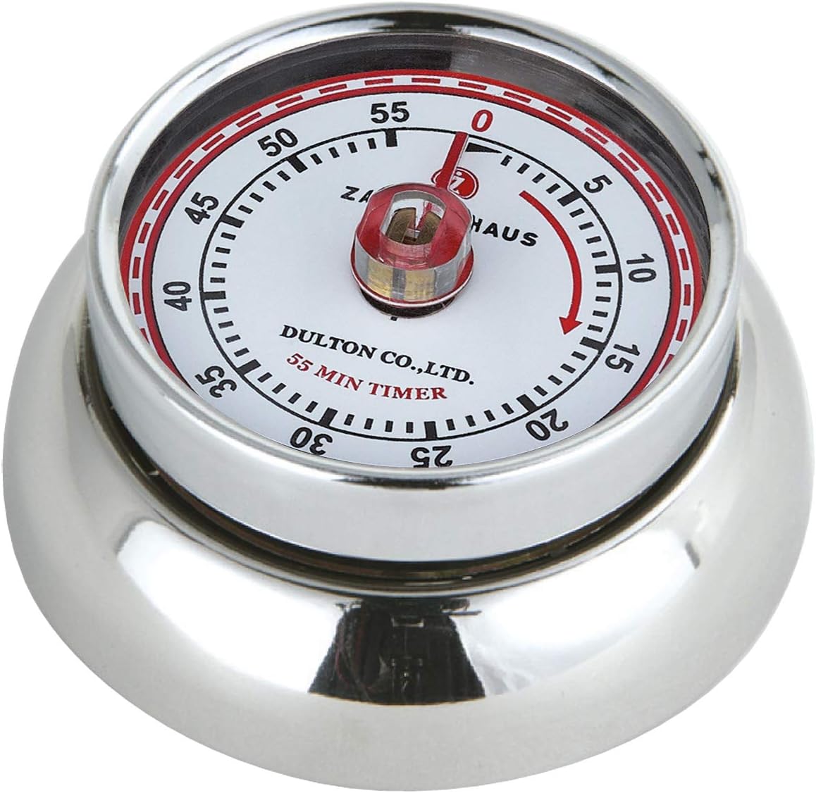 Zassenhaus Magnetic Retro 60 Minute Kitchen Timer, 2.75-Inch, Teal
