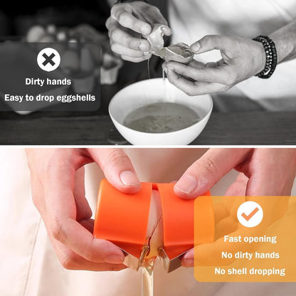 3Pcs Egg Shell Opener, Egg Peeler Tool for Eggs, Stainless Steel Eggshell Opener, Egg Topper Cutter Tool, Egg Cracker for Raw Eggs