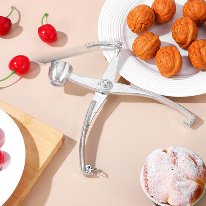 Toyvian Metal Cherry Pitter Plier Compact Olive Core Remover Portable Kitchen Tool for Household Use Easy and Safe Red Date and Cherry Seed Remover