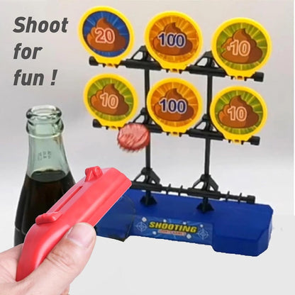 Beer Bottle Opener Gag Gifts Cap Gun Bottle Opener Fun Practical Tool For Beer Enthusiasts Suitable For Camping Festivals College Gatherings Pool Parties (1, Red-Blue-Black-Grey)