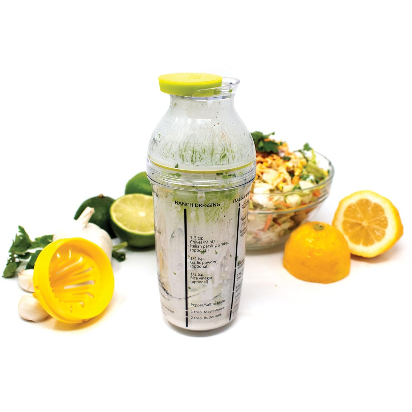 Norpro Salad Dressing Maker with Citrus Juicer and Herb Grinder