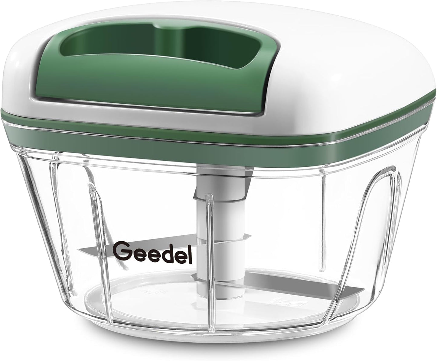 Manual Pull Food Chopper, Hand Pull String Onion Chopper Dicer for Kitchen, Easy Cleaning Food Chopper for Vegetables, Fruits (500 ML)