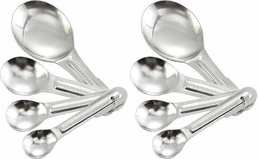 Winco 4-Piece Stainless Steel Measuring Spoon Set