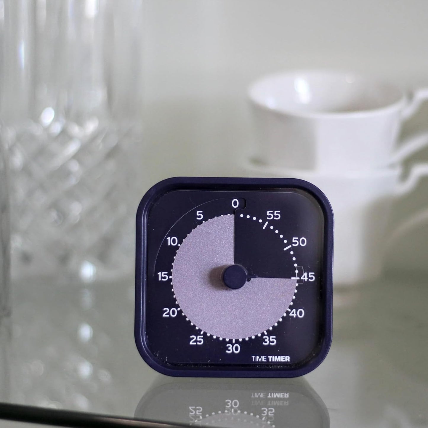 Time Timer MOD Home - Metallic Series - Individual Sized 60 Minute Visual Countdown Timer for ADHD, Adults, Students, and Pomodoro with Silent Operation (Metallic Forest)