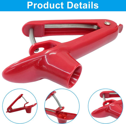 Cherry Pitter Tool, Red Olives Seed Remover Plum Corer Pitter for Fruit Jam Making（1Pc)