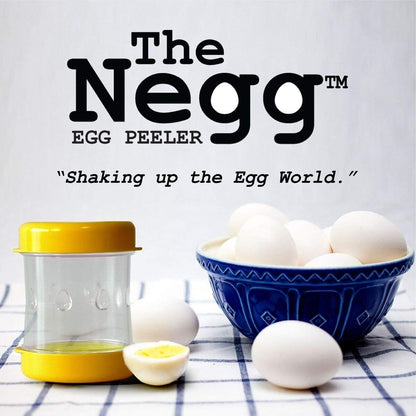 The Negg Boiled Egg Peeler White