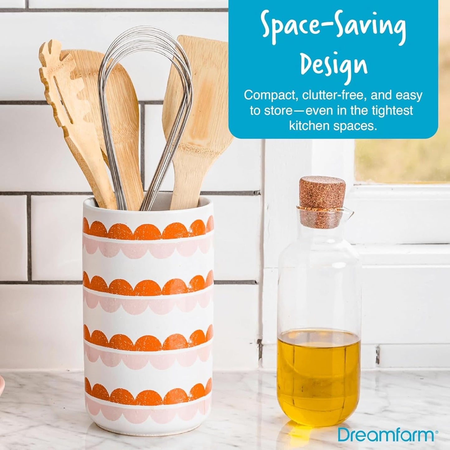 Dreamfarm 16 oz Upcup Adjustable Measuring Cup, 1 Cup & Mini Flisk – 4.6" Tritan & Silicone Self-Scraping Kitchen Tool for Wet & Dry Ingredients – Clear Measuring Container, Easy Clean Gadget