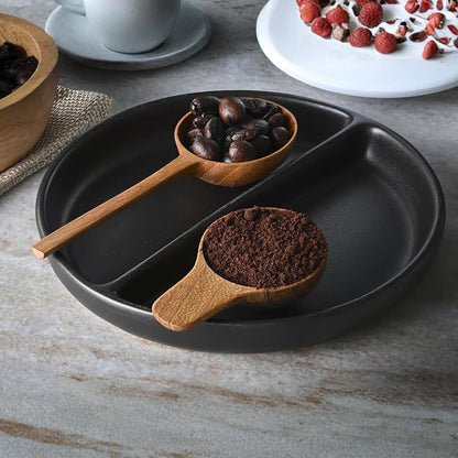 Wooden Coffee Spoon, Handmade Teak Wood Scoop for Ground Coffee, Beans and Tea 1 Tablespoon for Jars and Containers (1 Piece)