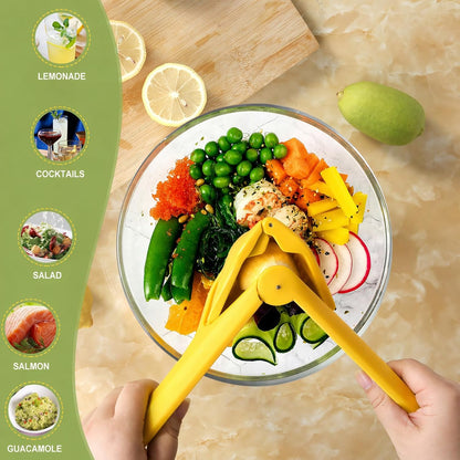 Lemon Squeezer, Effortless Manual Flat Lime Juicer Squeezer, Hand Citrus Press, Folds Design For Saving Space Storage, Easy to Make Juice From Lemon, Lime, Cirtus, Orange, Fruits