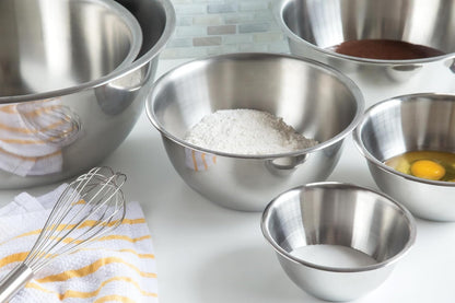 Fox Run Stainless Steel Mixing Bowl, 10.75 Quart Capacity Large Metal Bowl