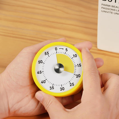Kitchen Timer, Magnetic Visual Countdown Timer with Loud 72dB Alarm Mechanical Analog Dial for Cooking Baking Home Gym Office