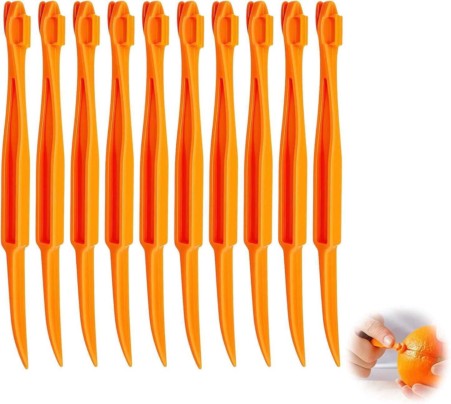 6 Pcs Orange Peeler Tools- Easy Orange & Lemon Fruit Peel Cutter Vegetable Slicer Fruit Tools