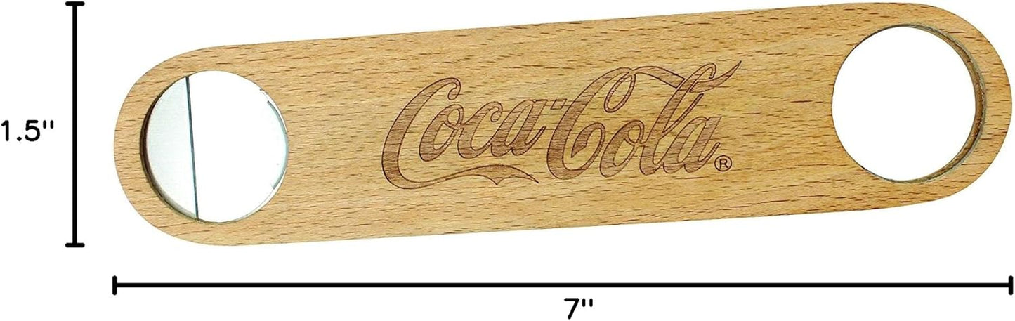 Tablecraft Stainless Steel Coca-Cola Bottle Opener Fridge Magnet, Red
