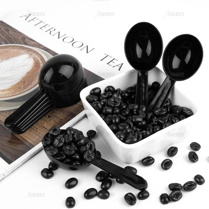 AUEAR, 5 Pack Tablespoon Coffee Scoop Plastic Measuring for Milk Powder Fruit Seed Spices