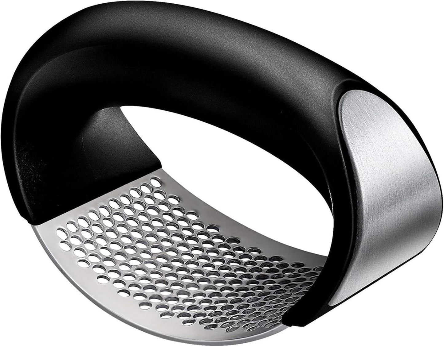 Fox Run Stainless Steel Garlic Rocker Press, Ergonomic Garlic Mincer
