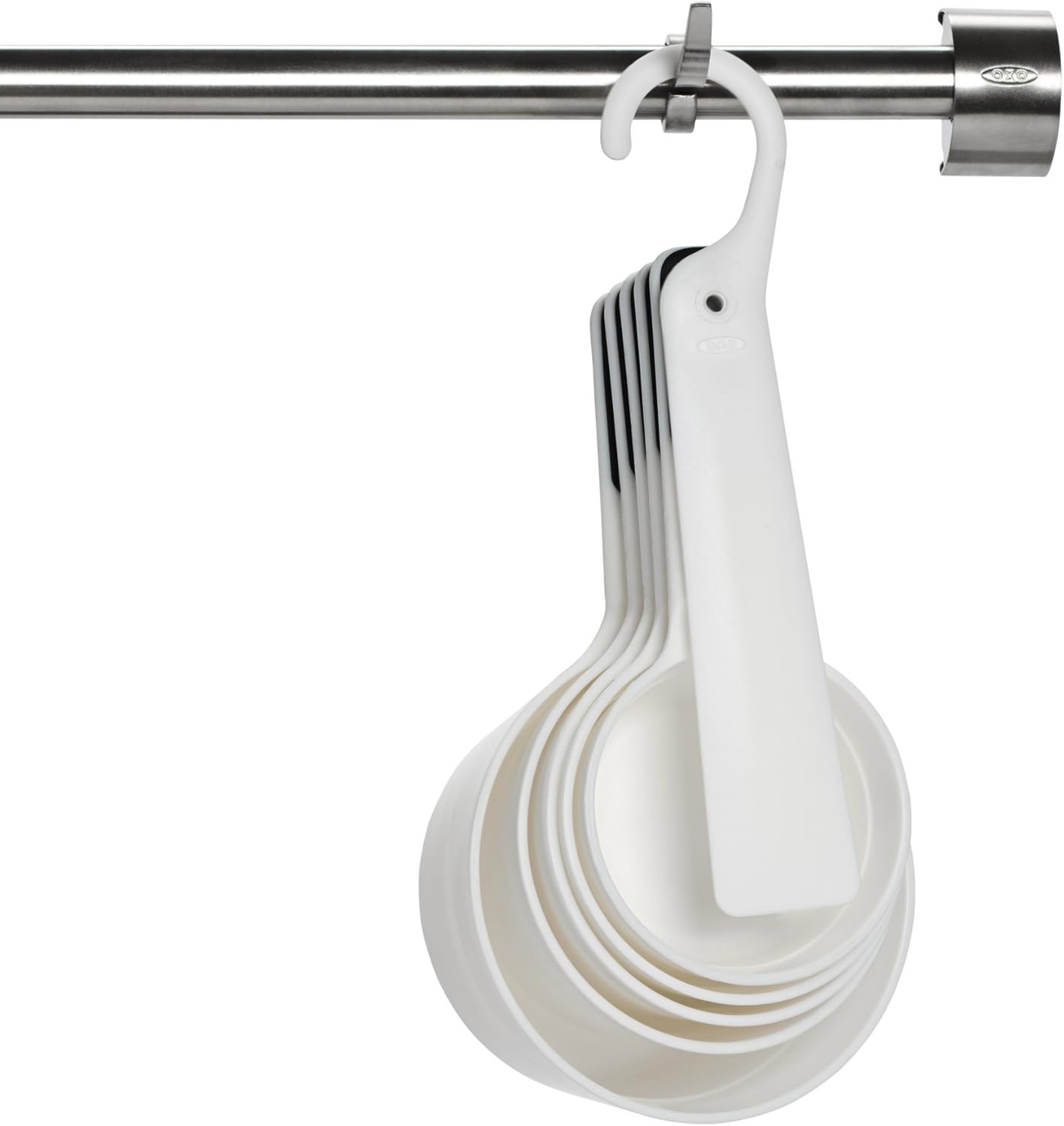 OXO Good Grips 6-Piece Plastic Measuring Cups- White