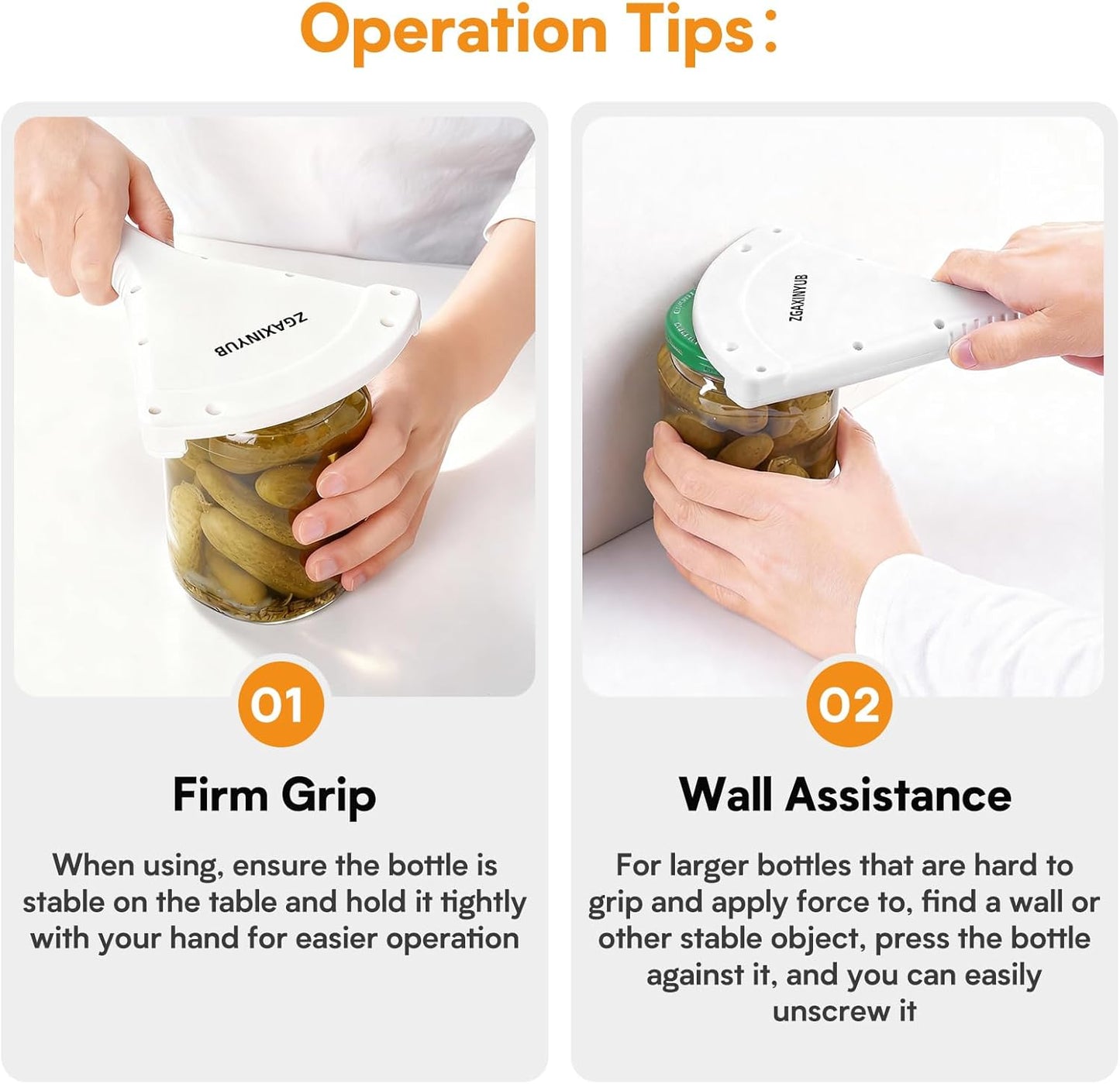 Bottle Opener for Weak Hands,Multifunction Jar and Bottle Opener for Anyone with Low Strength,Kitchen Gadgets