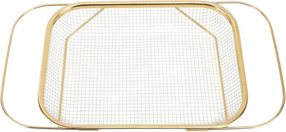 Over The Sink Colander Strainer Basket Stainless Steel, Expandable Fine Mesh Colander For Kitchen Sink with Handles, Kitchen Essentials - Rinse Drain Strain fruits vegetables