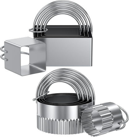 Biscuit Cutter Set, Dough Blender, Pastry Cutter, Biscuit Cutter, Dough Cutter,Pastry Cutter Set, Round Sifter,Baking Dough Tools for Cooking Cookies (3 Pcs/Set)