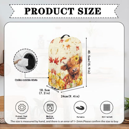Coffee Pastry Blender Dust Cover with Drawstring Field Stand Mixer or Coffee Maker Cover Anti Fingerprint Polyester Appliance for Home Kitchen Decor
